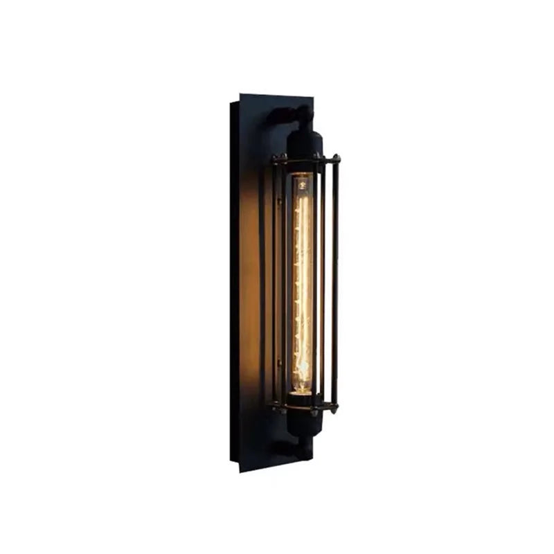 WPD Indoor Wall Lamps Fixtures LED Black Light Classical Lighting Loft  Sconces for Home Bar Cafe