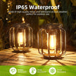 1pc Solar Lantern Outdoor Light, Metal Solar Hanging Light, Brighter Hanging Solar Chandelier, Courtyard Garden Decoratiot
