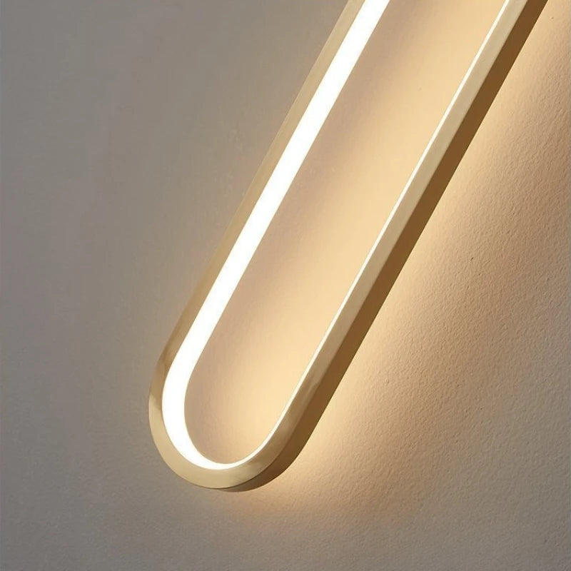 Modern Sconce LED Long Wall Light for Bedroom Living Room Surface Mounted Background Room Decor Wall Lighting Fixture