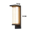Outdoor Waterproof Wall Lamp for Courtyard Villa Entrance Garden Yard Lighting Modern Simple Style Metal+PC Light Source