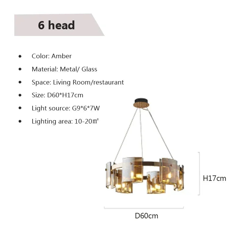 Modern Luxury Living Room Pendant Light Minimalist Bedroom Designer Home Lamp Creative Restaurant Bar Counter Main Light
