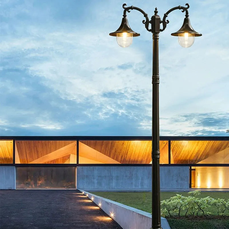 European Outdoor Waterproof Garden Light Villa Courtyard Lawn Lamp Community Park High Pole Street Lamps Landscape Lighting