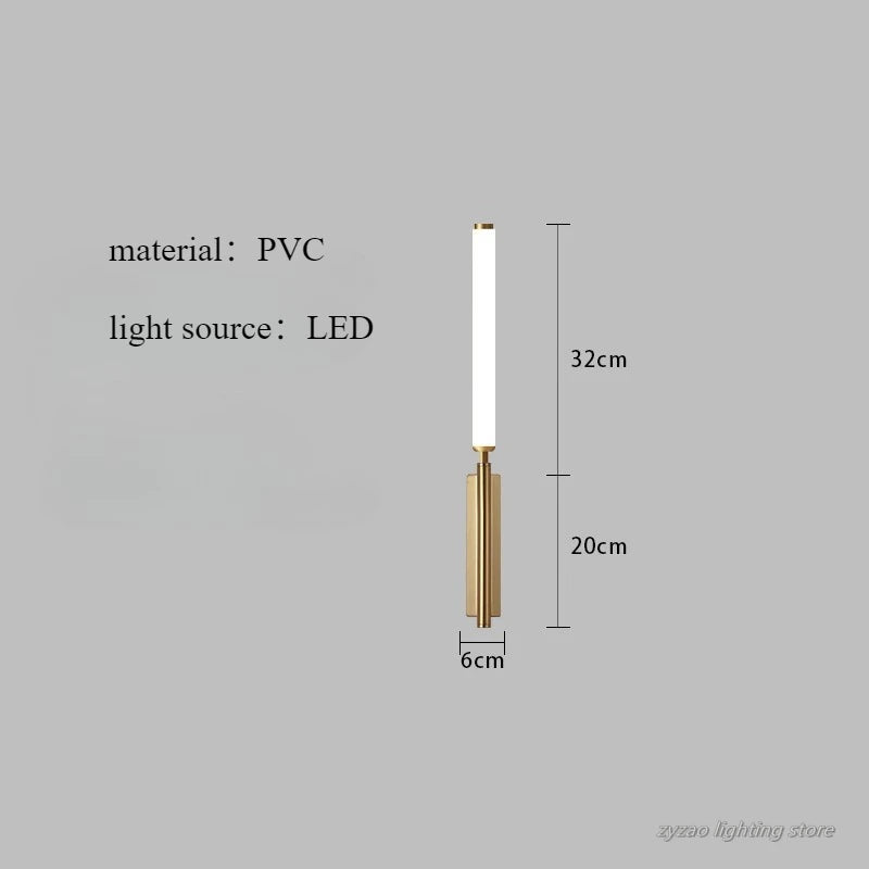 Nordic Line Led Wall Lamp Modern Living Room Bedroom Bedside Lamp Creative Designer's Corridor Bathroom Mirror Front Wall Light