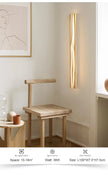 Modern Mirror Led Light Bedside Lamp Wabi Sabi Nordic Cracked Wood Wall Lamp for Living Room Hallway Office Decoration Lamp