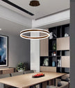 Modern Ring LED Chandelier Dimmable for Tables Dining Living Room Bedroom Kitchen Island Pendant Lamp Home Decor lusters Fixture