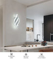 Curved Spiral Design LED Wall Lamp for Bedroom Bedside Corridor Living Room Staircase Corridor Lighting Fixture Home Decor Light