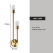 Nordic LED Wall Lights with G9 Light Bulb Hardwired AC85-265V Indoor LED Wall Lamps Bedroom Wall Sconce for Kitchen Corrdior
