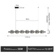 Modern Hanging Led Pendant Lights For Dining Room Kitchen Island long Bar Chandeliers decoration home decor Black light fixtures