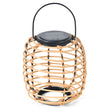 Solar Garden Light Ornaments 600mAh Imitation Rattan Lawn Projection Light Decor