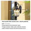 Outdoor Waterproof Wall Lamp For Garden Villa Gate Outdoor European-Style Courtyard Balcony Exterior Wall Lamp Retro Wall Lamp