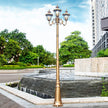 (H≈2.3M)Courtyard Street Lamp Community High Pole Lamp Outdoor Waterproof Lawn Lamp Villa Outdoor Retro Courtyard Lamp Landscape