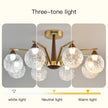 Wabi Sabi Glass Chandeliers For Dining Tables Living Room Kitchen Office Coffee Hanging Lamp Nordic Home Decor Ceiling Lights