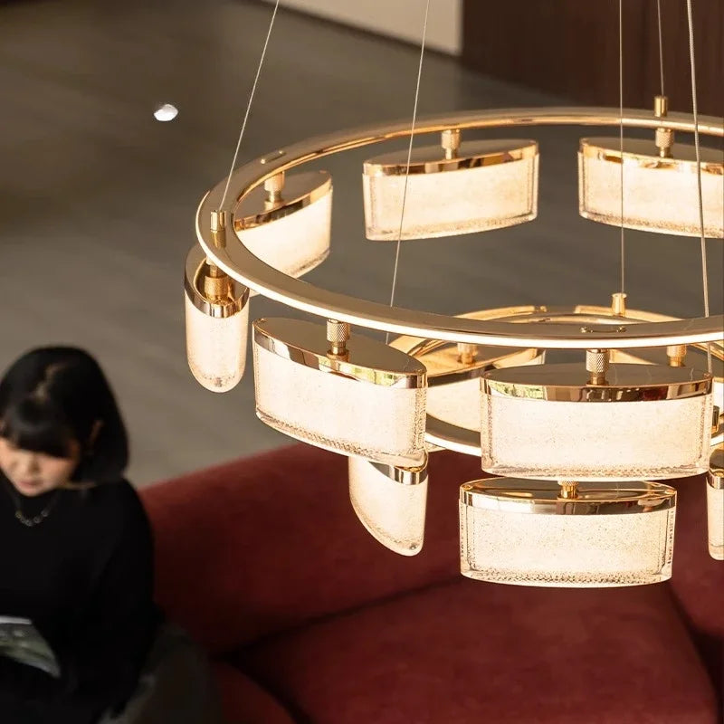 Living room chandelier, French chandelier, premium light luxury