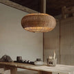 Wabi sabi Rattan Lamp japanese hand-woven bamboo light Living room Restaurant kitchen hanging lamp dining table lantern lamp