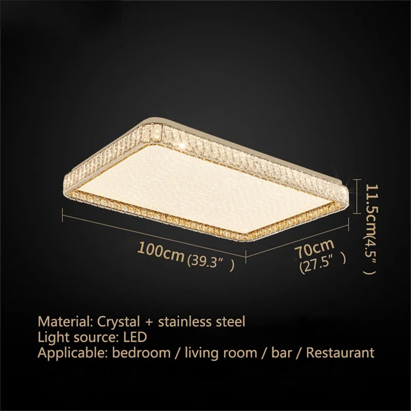 WPD Modern Simple Ceiling Lamps Creative LED Crystal Decorative For Home  Lighting