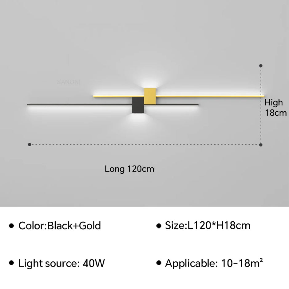 DINDALLED Modern LED Wall Lamp Bedside Sconce for Bedroom Living Room Hallway Home Decor