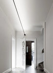 Modern Black White Linear Wall Lamp Skyline Wall Sconce Background LED Bar Strip Living Room Home Decor Lights Bathroom Fixture
