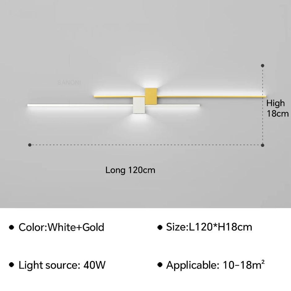 DINDALLED Modern LED Wall Lamp Bedside Sconce for Bedroom Living Room Hallway Home Decor