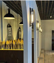 American Flute Wall Lamp Unique LOFT Restaurant Bar Grill Hallway Iron Wall Light Rustic Industrial Decor Edison Bulb Fixture