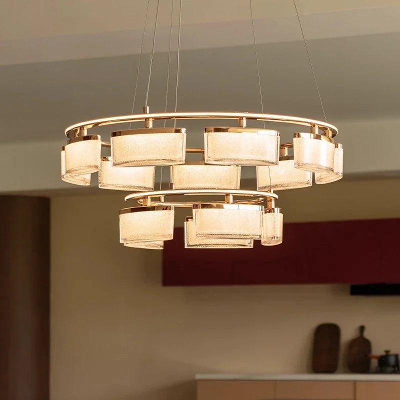 Living room chandelier, French chandelier, premium light luxury