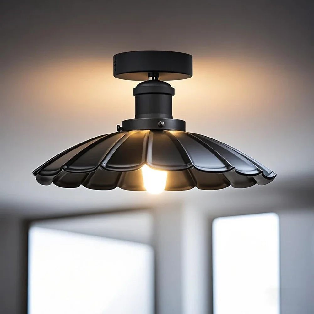Retro Ceiling Lamp for Living Room Dining Room Bedroom Corridor Entrance Ceiling Lights E27 Indoor Lighting Fixtures
