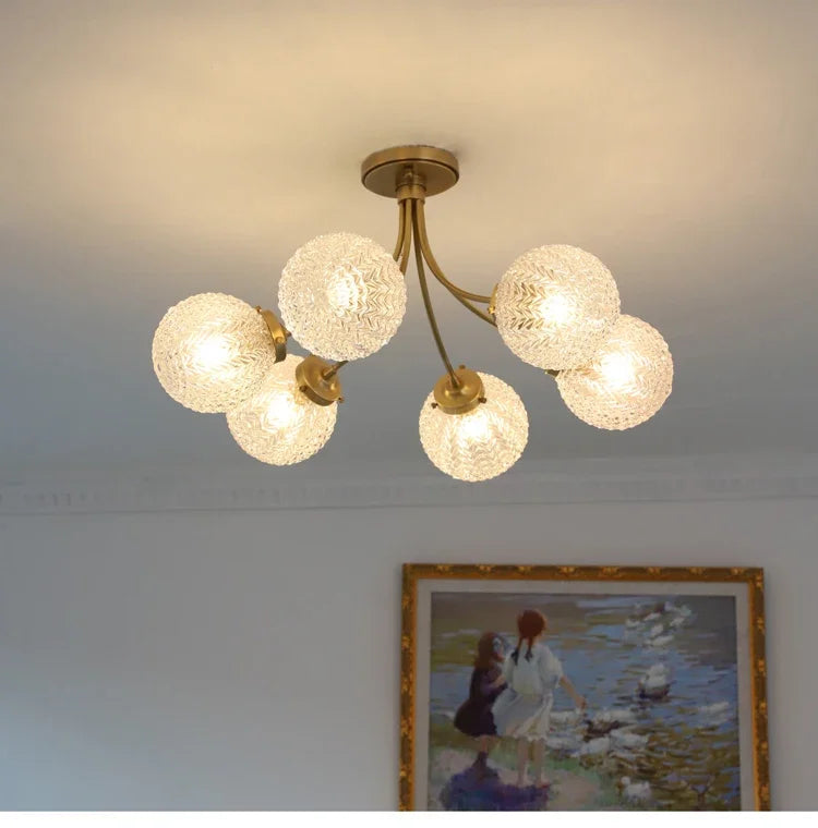 2025Modant Creative Glass Ball Acrylic Designer Ceiling Light for Living Room Bedroom Villa Home Decoration Hanging Light