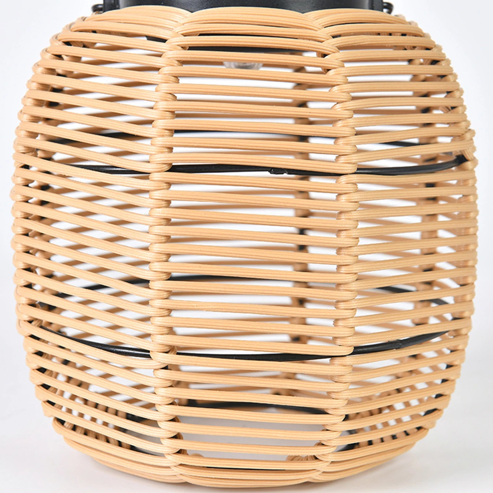 Solar Garden Light Ornaments 600mAh Imitation Rattan Lawn Projection Light Decor