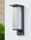 Outdoor Waterproof Wall Lamp for Courtyard Villa Entrance Garden Yard Lighting Modern Simple Style Metal+PC Light Source