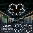 Dimmable  Hexagonal-shaped LED Light  Garage Light High-quality, life Shots, garage/Hair salon Light Honeycomb light AC85-265V