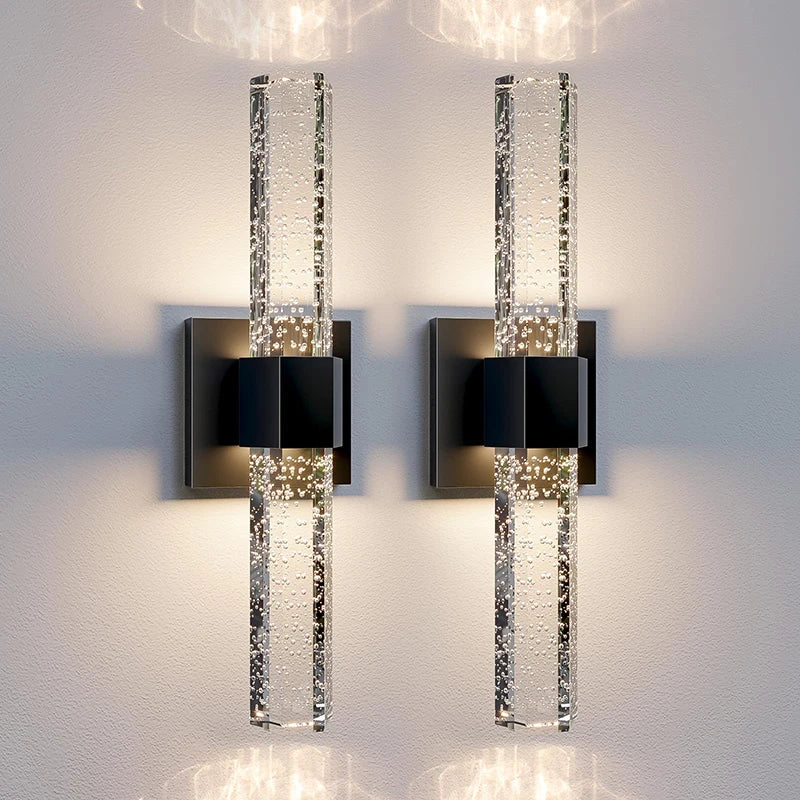Modern Bubble Crystal LED Wall Lamps Bathroom Dresser Living Room Bedroom Mirror Wall Sconces Indoor Decoration Lighting Lustres