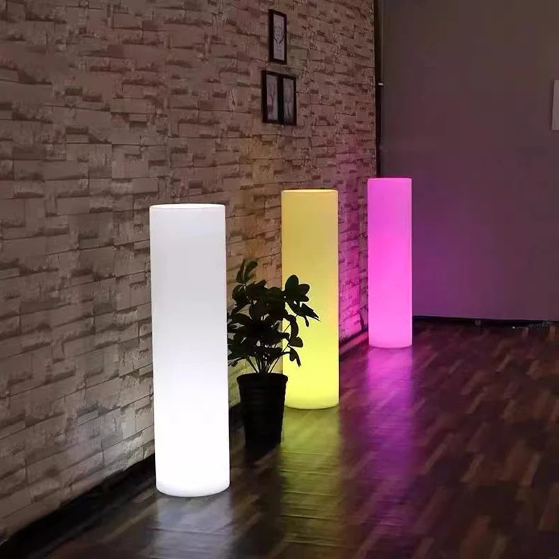 Luminous cylindrical lamp lawn solar LED outdoor lighting non solar lamp outdoor garden decoration outdoor garden light