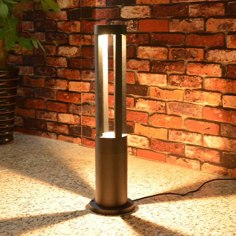 Outdoor Landscape Lawn Lamp Waterproof Villa Garden Courtyard Stand Pole Light Modern Park Community Post Lamp Led Bollard Light