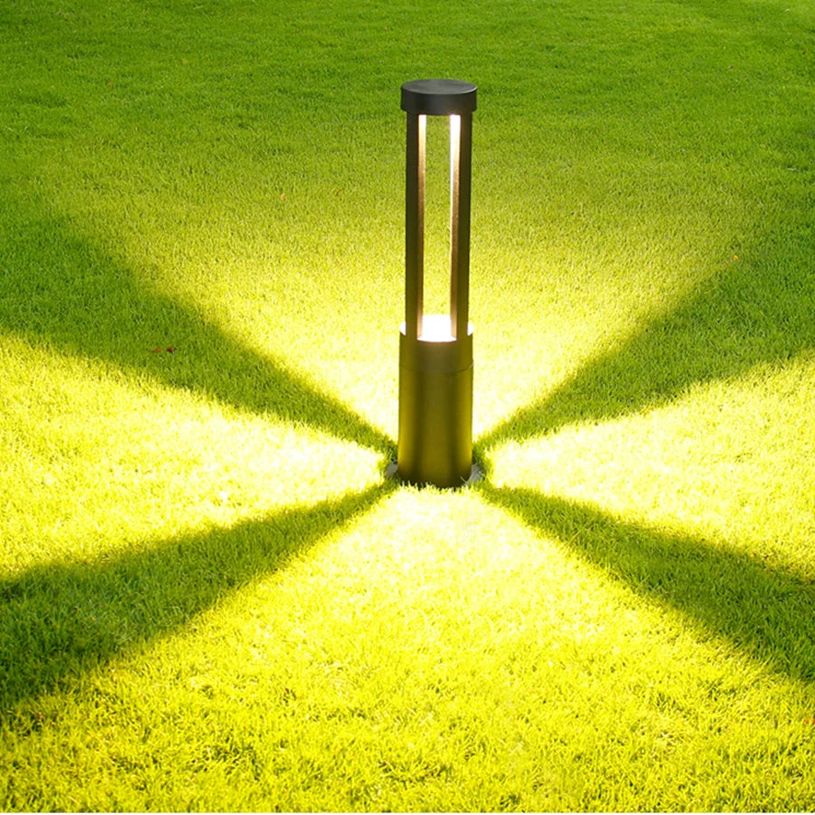 Outdoor Landscape Lawn Lamp Waterproof Villa Garden Courtyard Stand Pole Light Modern Park Community Post Lamp Led Bollard Light
