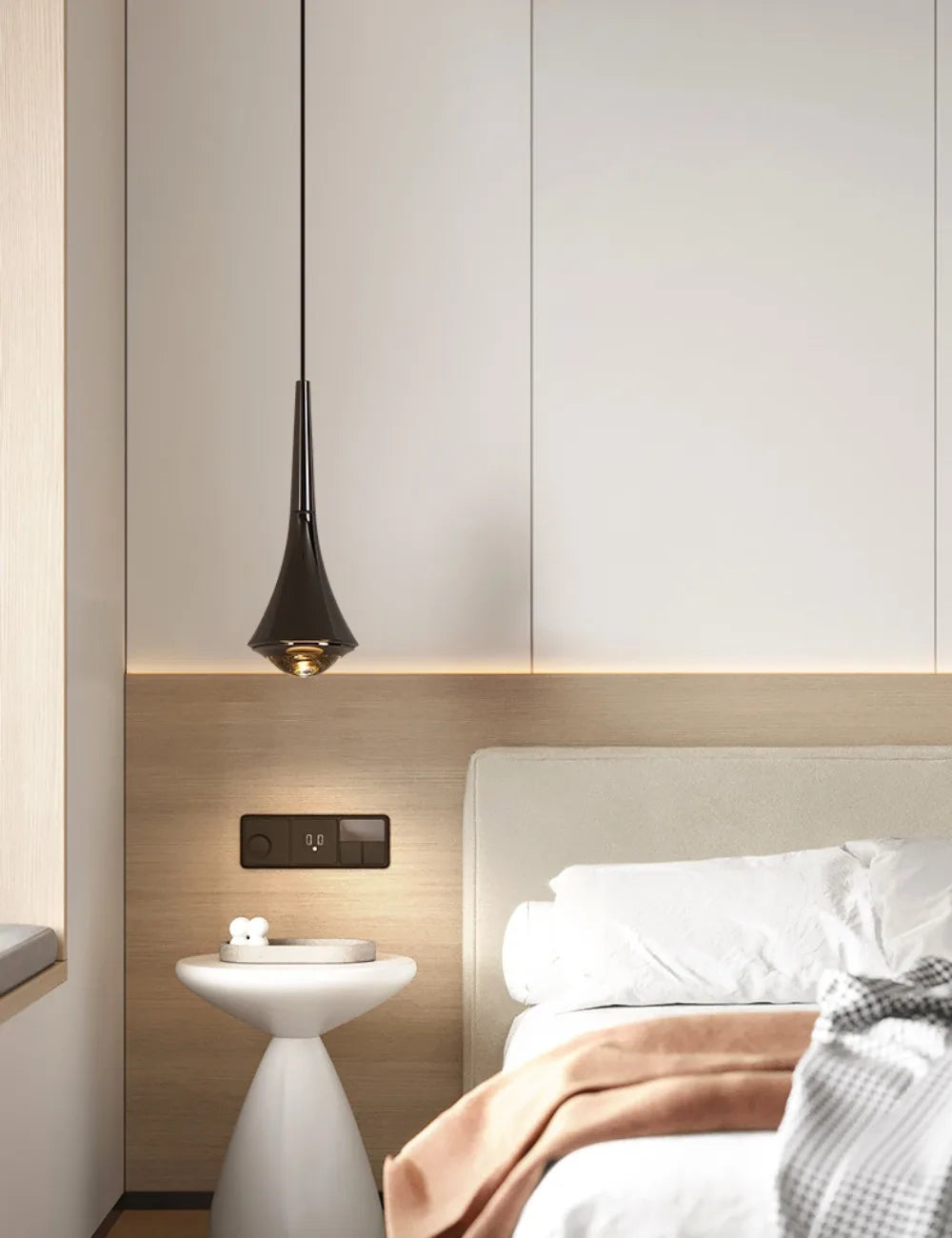 2023 New Modern Aluminum Anti Dazzle LED Pendant Lamp 7W12W Dimmable Table Lamp Bedside Lamp 110V220V Indoor Lighting