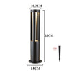 Outdoor Landscape Lawn Lamp Waterproof Villa Garden Courtyard Stand Pole Light Modern Park Community Post Lamp Led Bollard Light