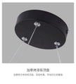 LED round Ring Chandelier Industrial Style for Office Shop Lobby Circle Engineering Lighting Fixture