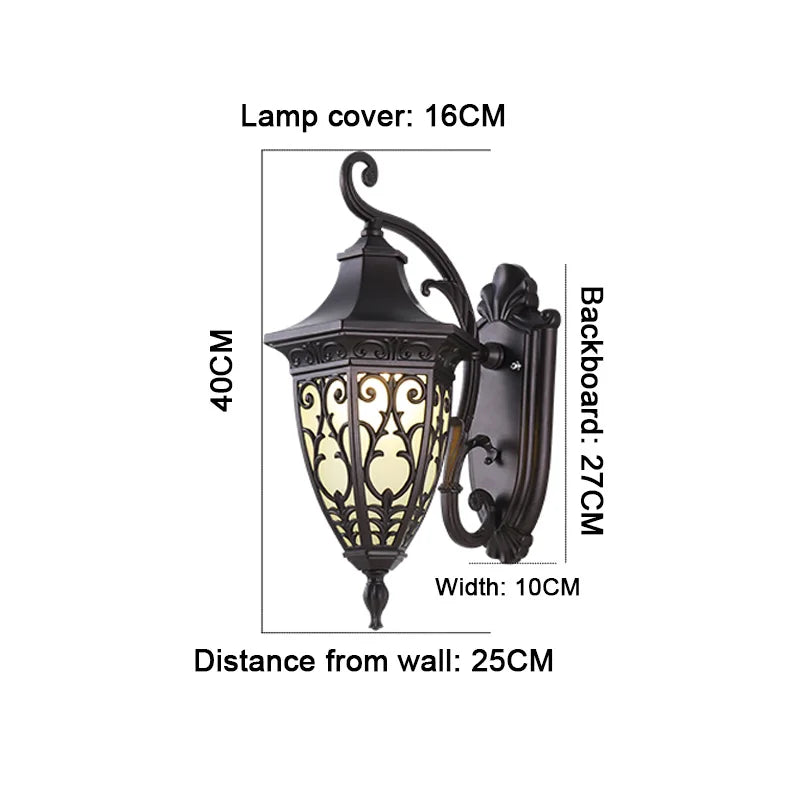 Outdoor European Style Balconies, Door Openings, Exterior Wall Lights, Garden Villas, Courtyard Lights, Waterproofing