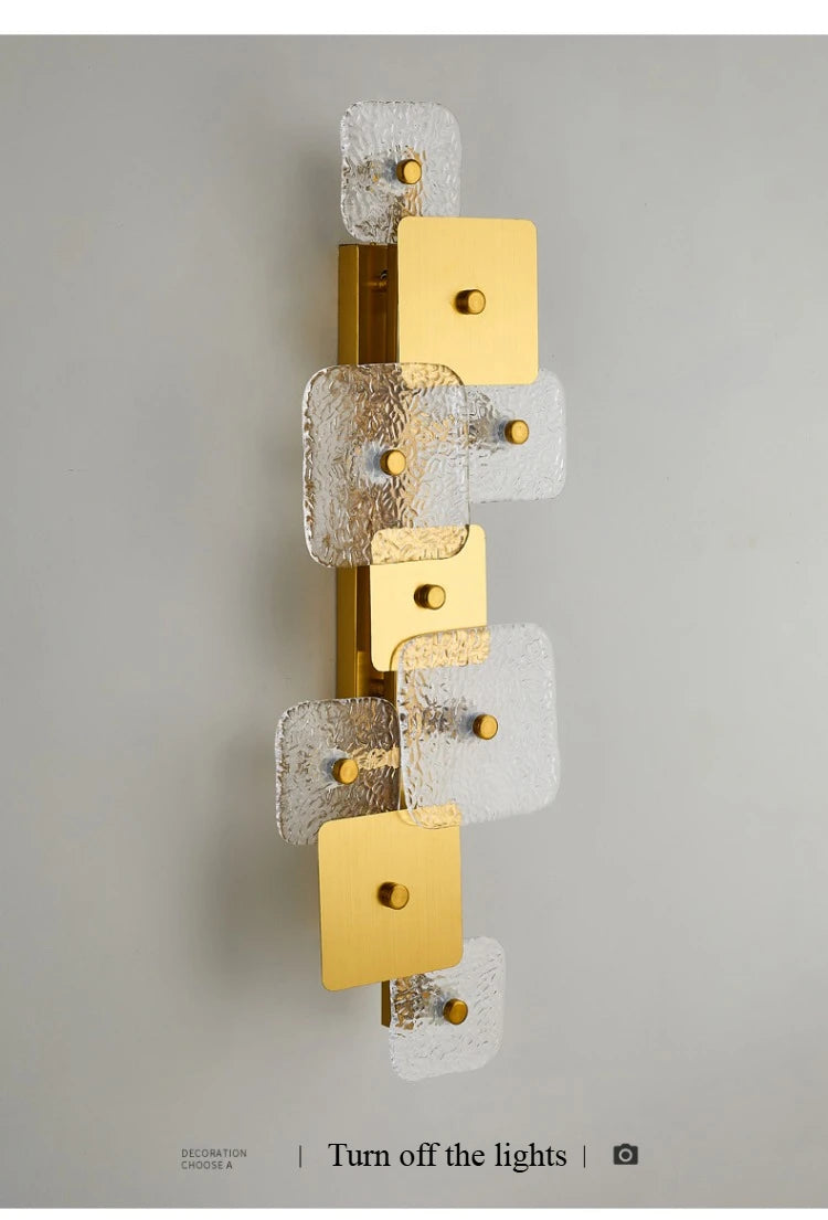 Light living room background wall large wall lamp designer staircase entrance personalized sofa bedroom bedside lamp