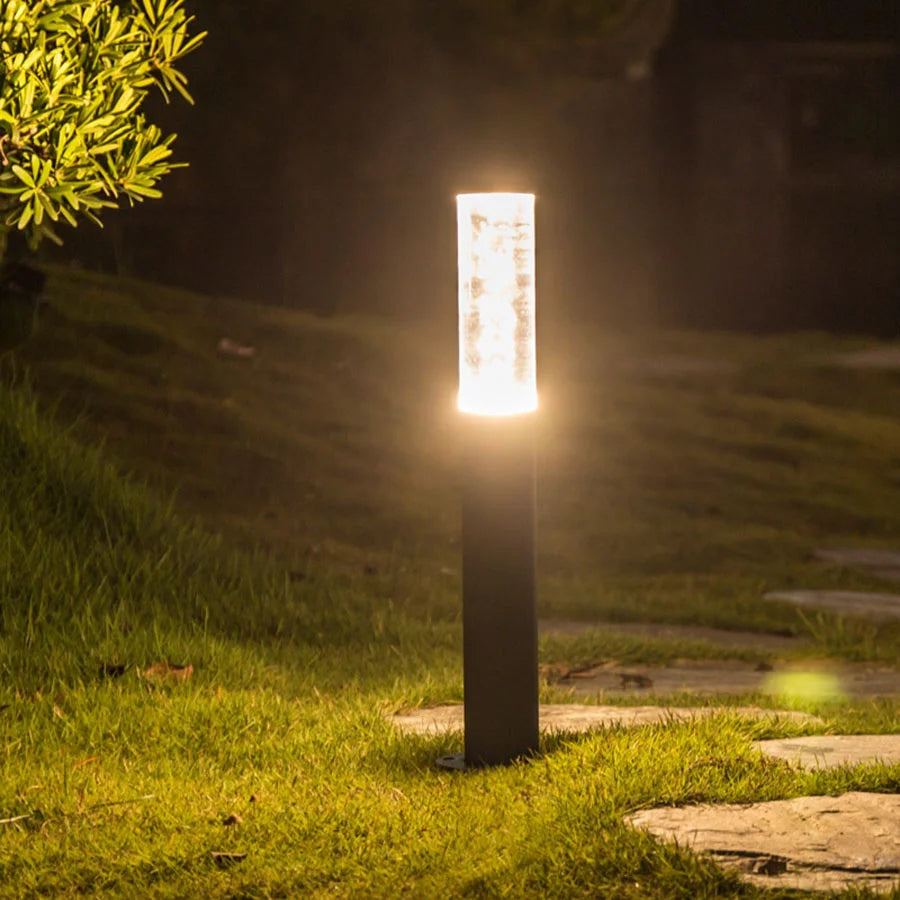 Outdoor Waterproof Acrylic LED Lawn Lamp 50/70CM Aluminum Pillar Garden Path Light Landscape Lawn Lights AC85-265V