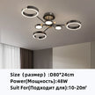 Modern Luxury Nordic Style Aluminum Circle Shaped LED Pendant Light Art Creative Lamp for Living Room Home Decoration Chandelier