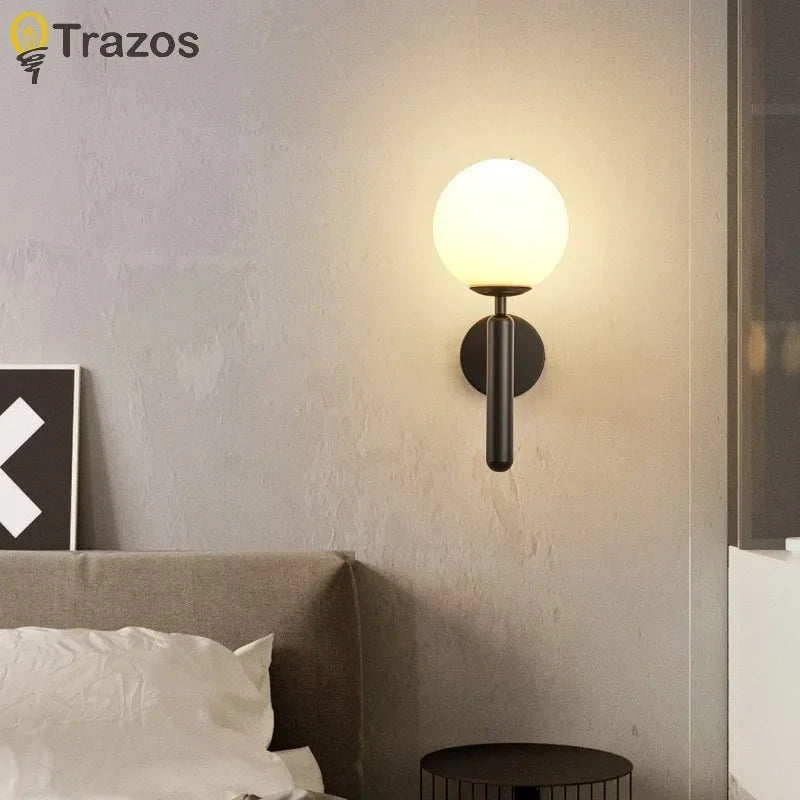 Simple Modern LED Wall Lamps are Suitable For Hotel Bedroom Bedside Living Room Home Decoration Lamps Aisle Wall Lamps
