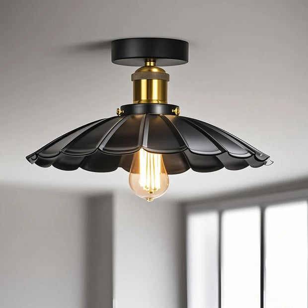 Retro Ceiling Lamp for Living Room Dining Room Bedroom Corridor Entrance Ceiling Lights E27 Indoor Lighting Fixtures