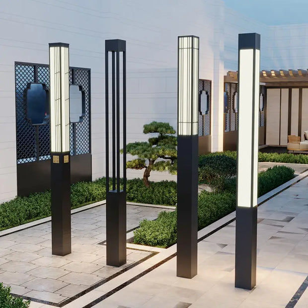 Garden lamp outdoor waterproof new Chinese landscape lamp post community square commercial street lamp project custom high pole