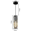 Crystal Pendant Lamp American Industrial-style Home Décor Lighting Fixtures for Kitchens, Dining Rooms, Parlor and Bedrooms
