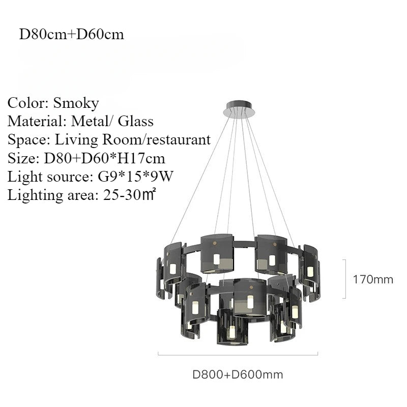 Modern Luxury Living Room Pendant Light Minimalist Bedroom Designer Home Lamp Creative Restaurant Bar Counter Main Light