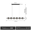 Modern Hanging Led Pendant Lights For Dining Room Kitchen Island long Bar Chandeliers decoration home decor Black light fixtures