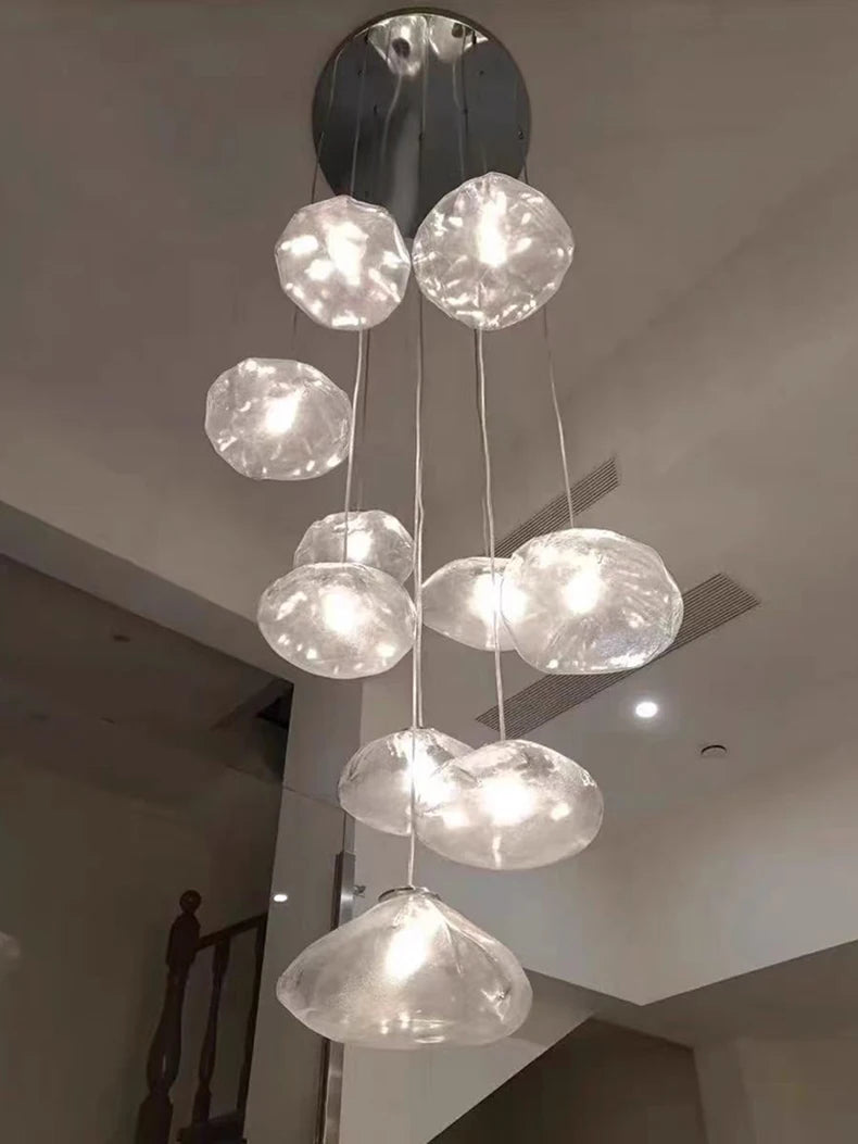 Nordic home decoration, stair chandelier, living room and dining room Pendant lights, ceiling light, indoor lighting