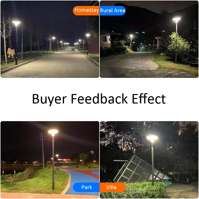 Modern Aluminum Garden Lamp Outdoor Ultra-Bright Home Outdoor Waterproof Garden Villa Community Park Landscape Street Light