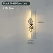 Modern Living Room Long Wall Lights with Anlter Design Gold Black TV Background Decorative Wall Lamp for Bedroom Remote Control