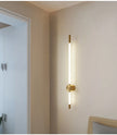 Modern LED Long Wall Lights for Bedroom Lighting Living Room Background Decorate Stairs Lamp Hotel Black Gold Sconce Fixtures